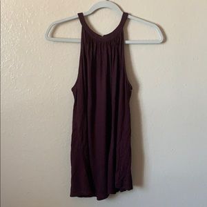 LOFT Maroon Tank Top
